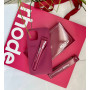 Бордовий чохол Rhode Lip Case Raspberry Jelly з блиском для губ на айфон 12 